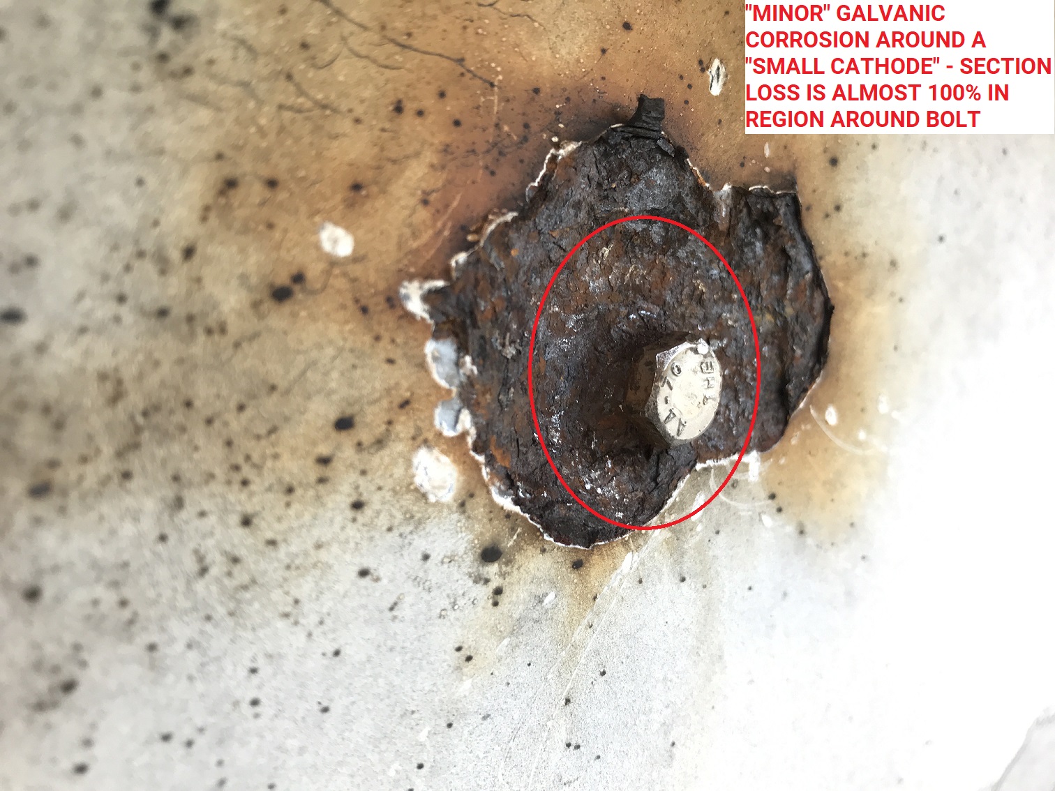 Galvanic Corrosion - Small Cathode, Big Damage