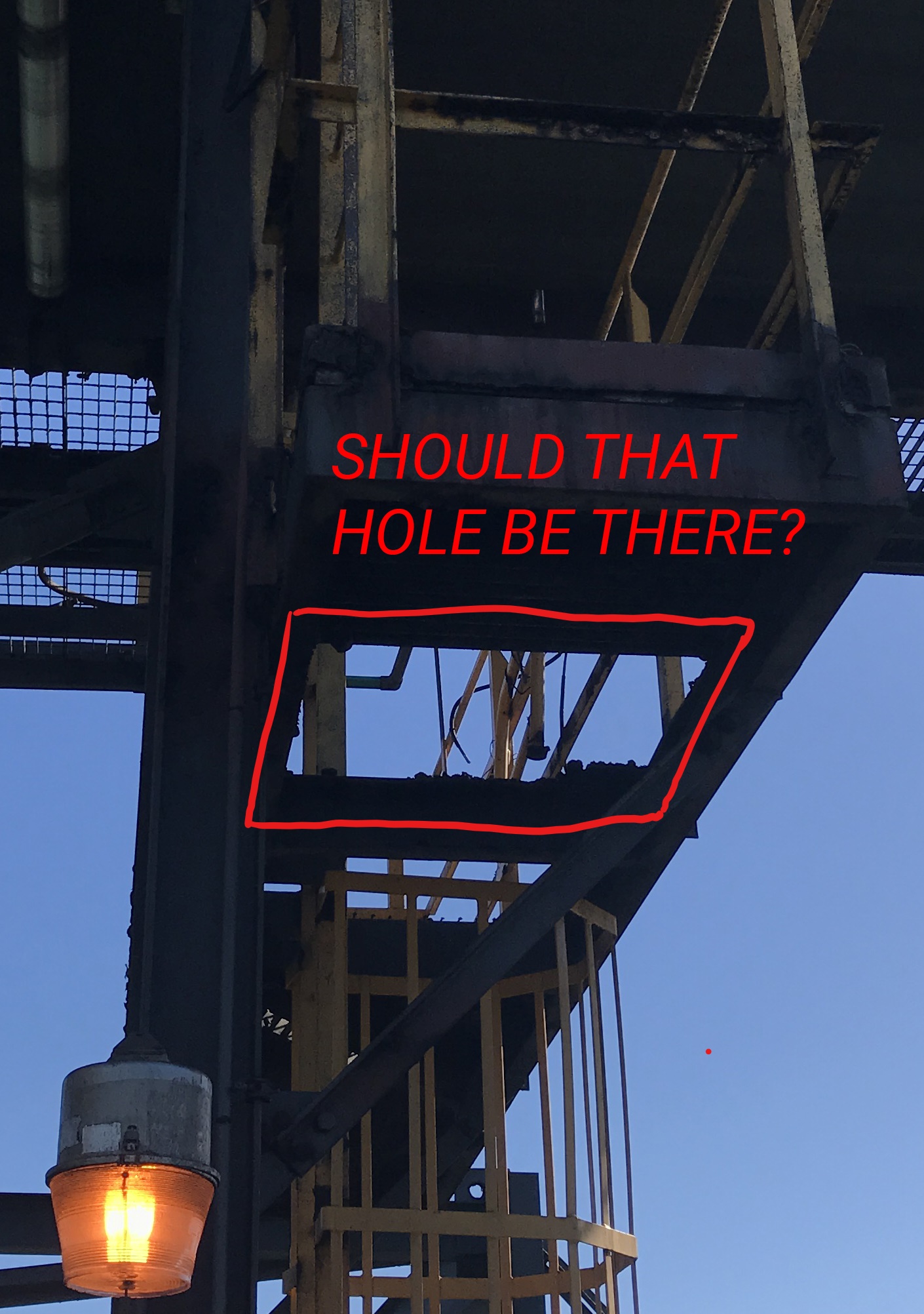 Should that hole be there?